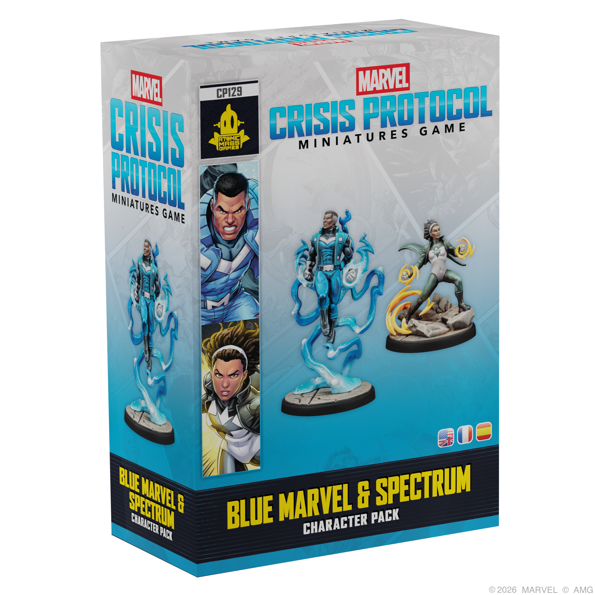 Marvel: Crisis Protocol - Blue Marvel & Spectrum – Asmodee North