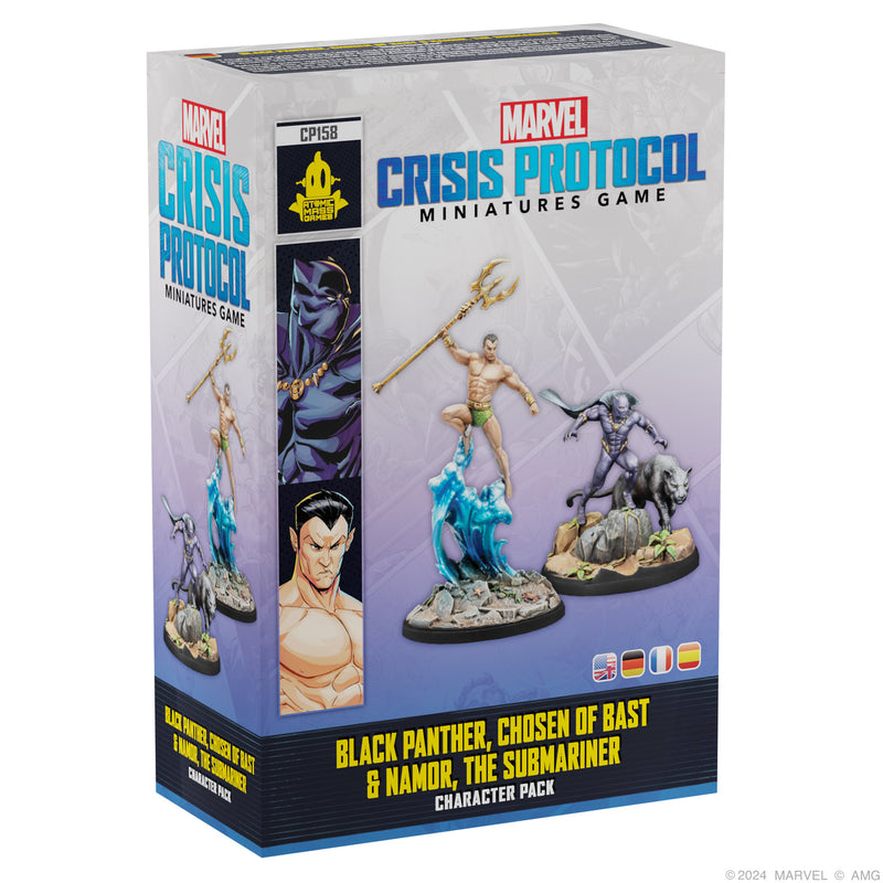 Load image into Gallery viewer, Marvel: Crisis Protocol - Black Panther, Chosen of Bast & Namor, the Sub-Mariner