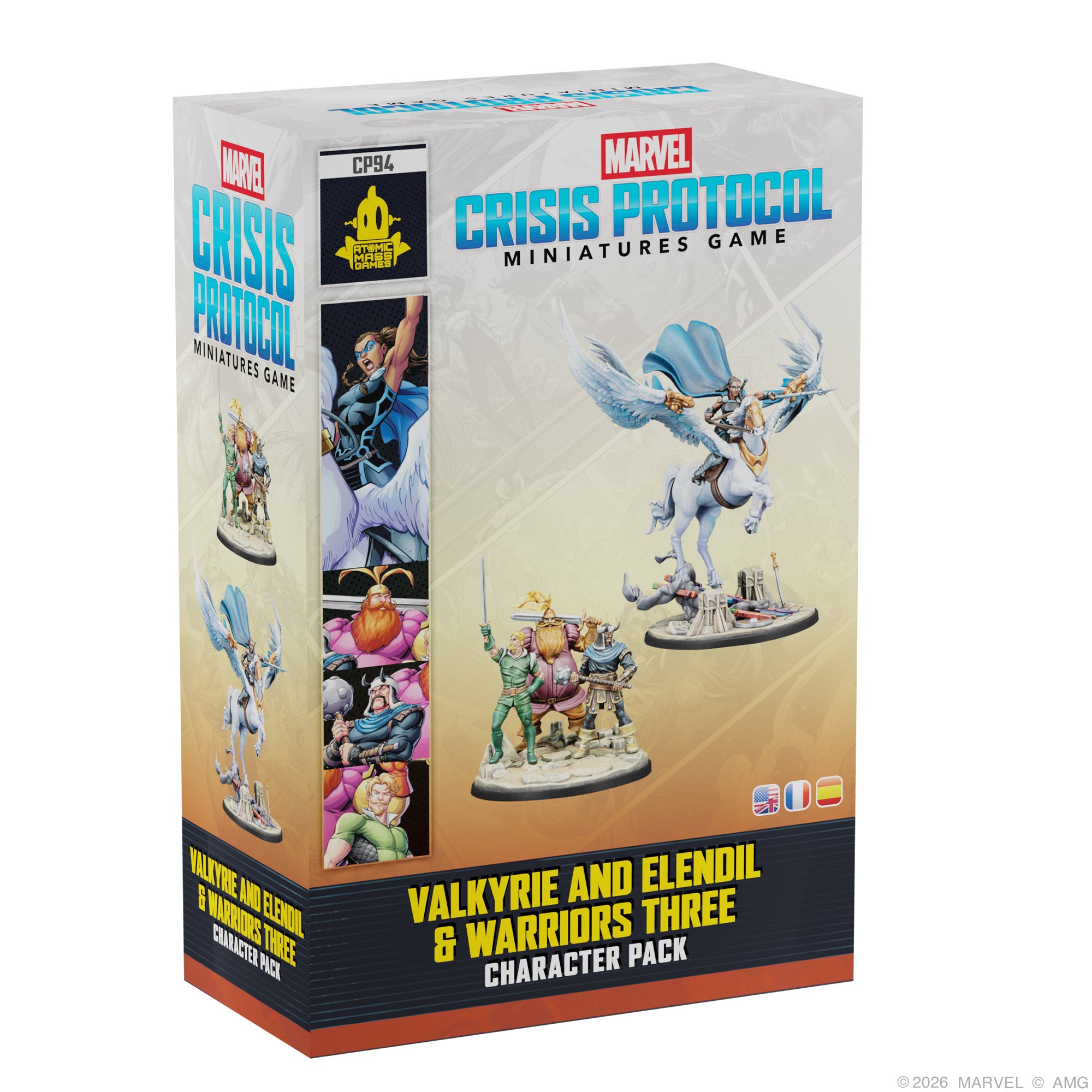 未開封 ブレイド スチールブック セット ギレルモ・デル・トロ マーベル Marvel: Crisis Protocol – Valkyrie on Elendil & Warriors Three