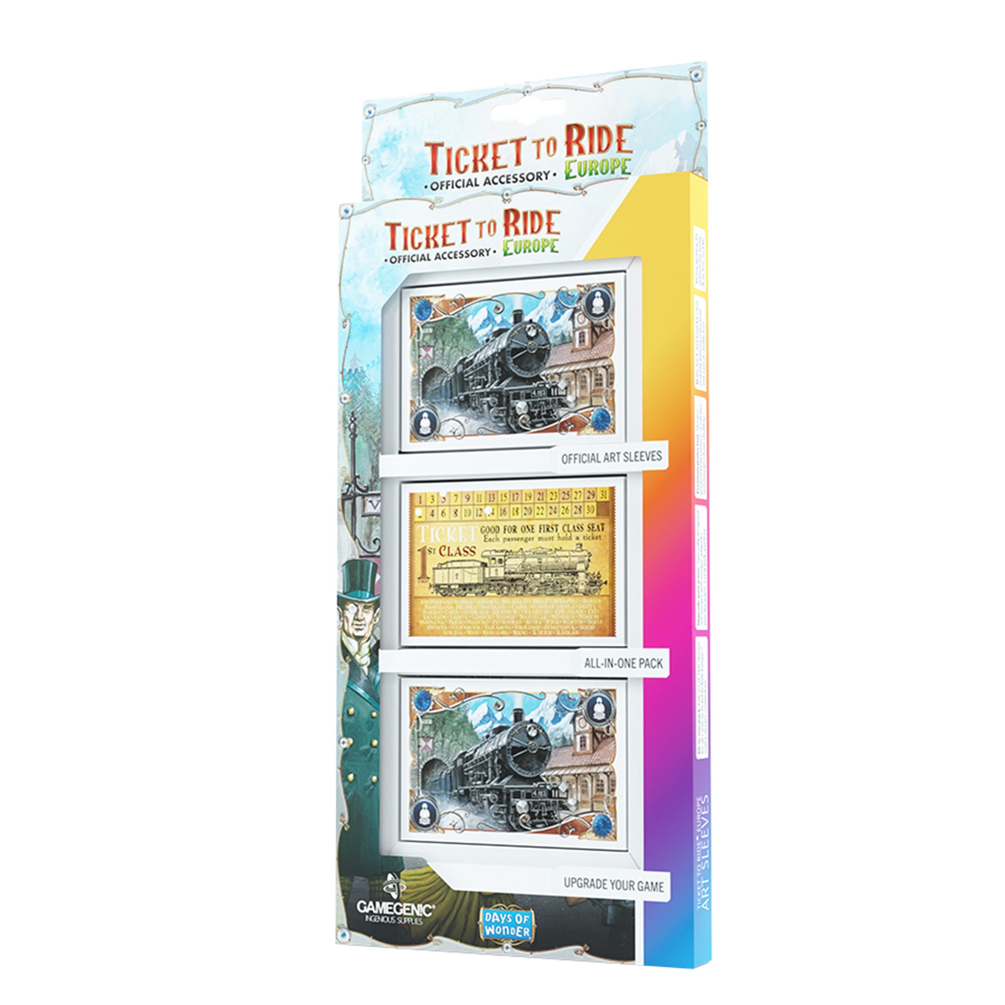 ticket to ride europe 15th anniversary card sleeves Ticket To Ride Europe Art Sleeves