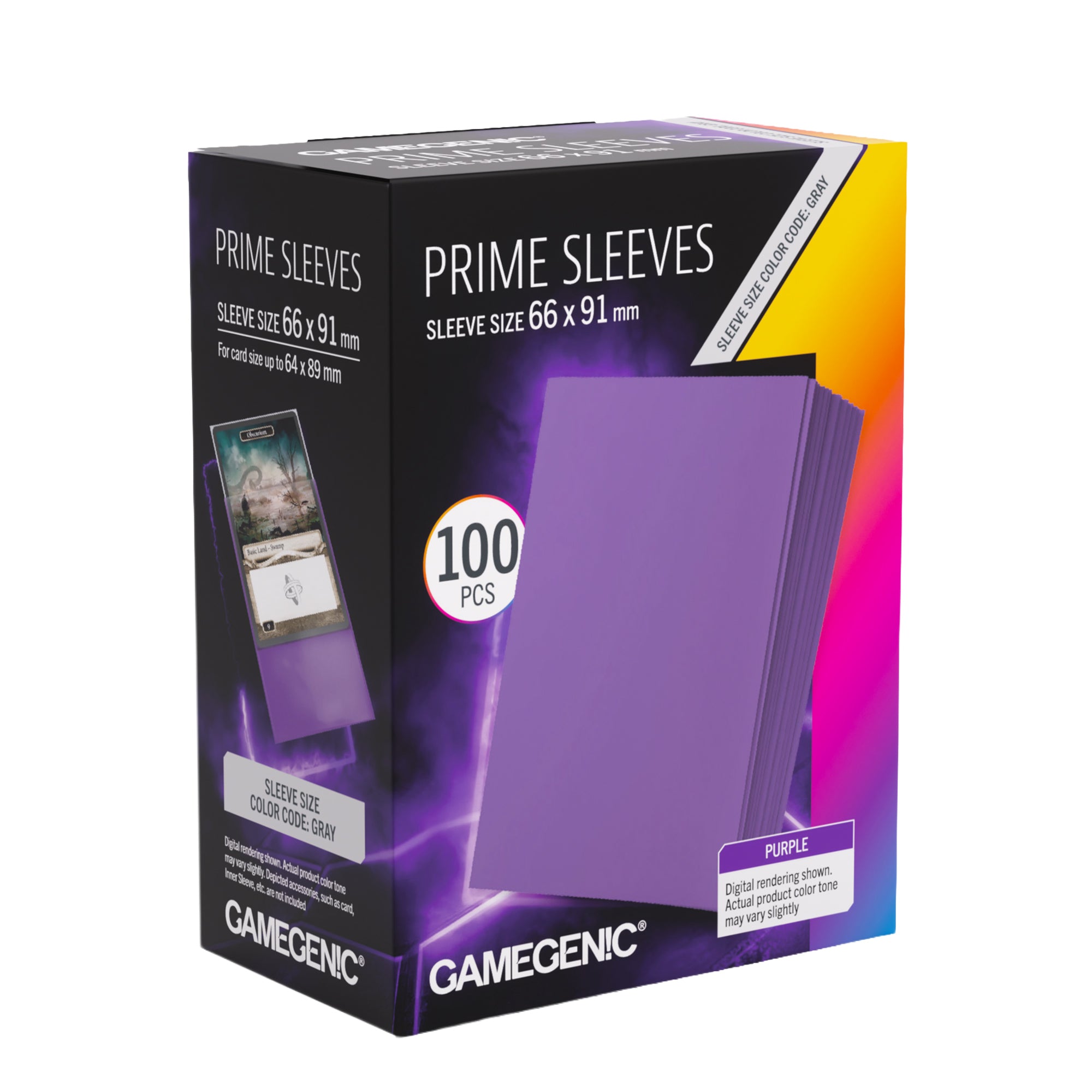 purple card sleeves Prime Sleeves Purple 66x91