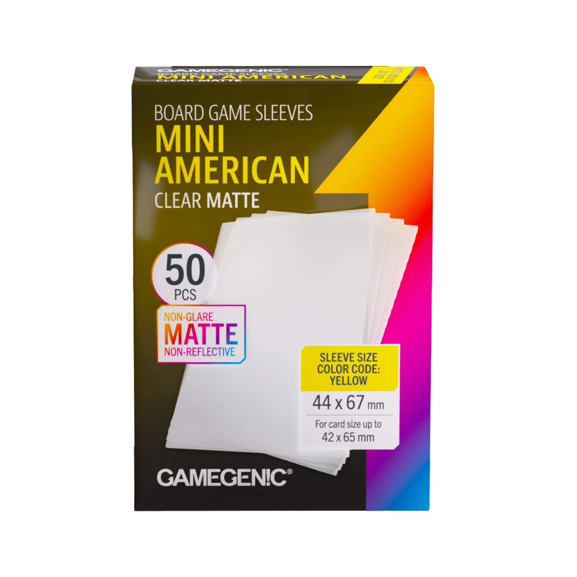 mini american card sleeves Board Game Clear Matte – Asmodee USA Style:100 Sleeves  (2 Packs) Pokémon AR CARDS White They are clear sleeves Flapple