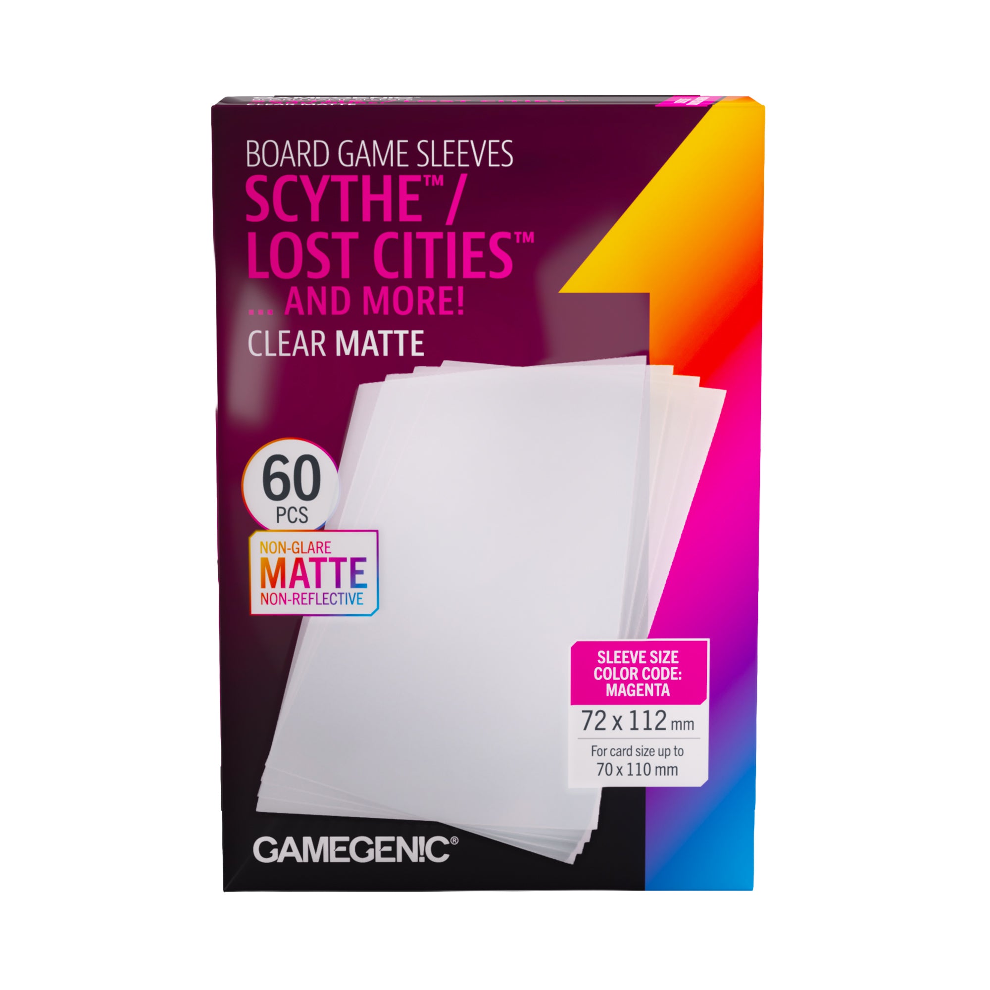 scythe board game card sleeves Gamegenic Clear Matte – Asmodee USA Option:Box Pokémon Black & White Ubuy Hong Kong offers birds_nest
