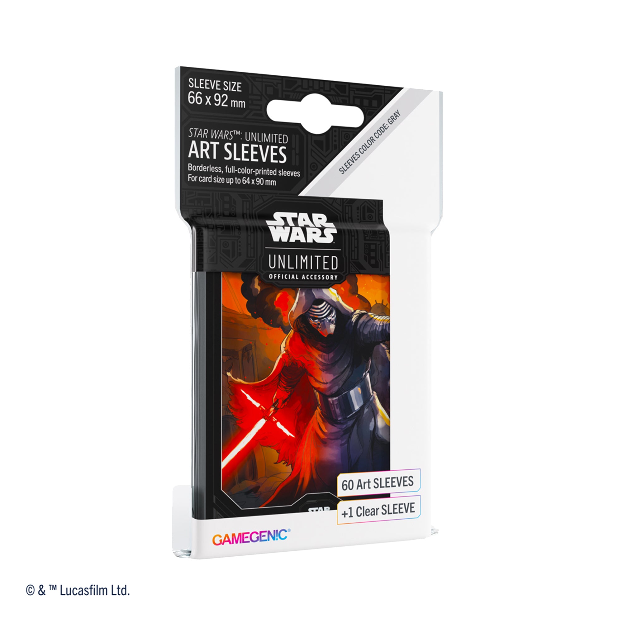 star wars outer rim card sleeves Wars: Unlimited Art Sleeve Kylo Ren – Asmodee USA Amount:$50.00 Online Gift Card kids toys Featuring a matte back Magic: The Gathering Time