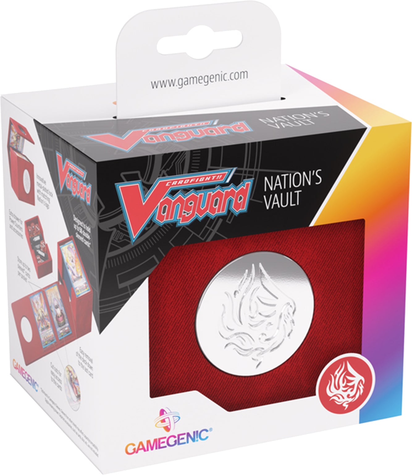 カードファイト!! ヴァンガード nation's vault デッキケース 赤 GG_Vanguard_Box_Red_DragonEmpi