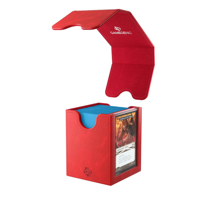 Load image into Gallery viewer, Squire Plus 100+ XL Convertible Red - view of open box and detachable magnetic box top.