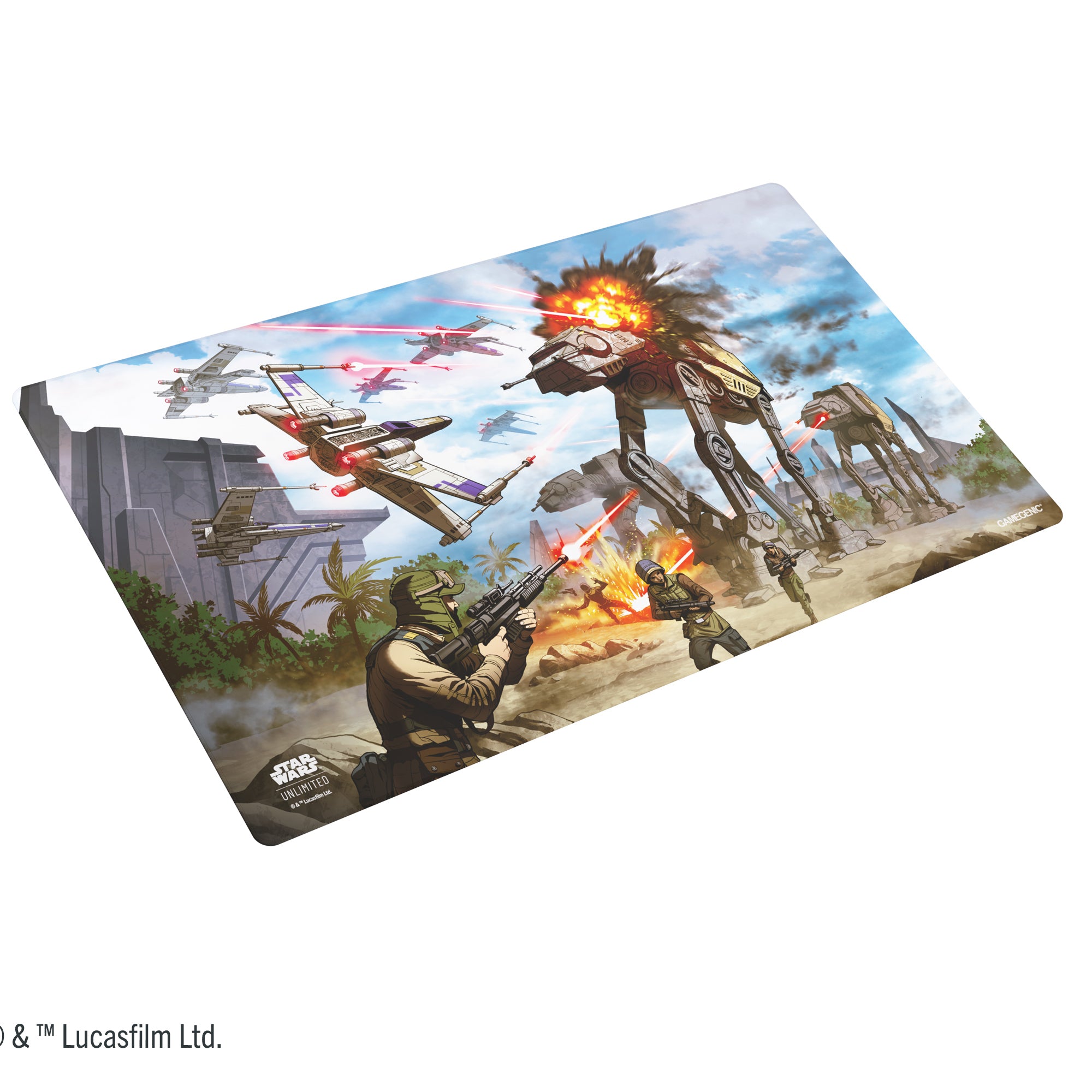 α2 スターレイル 虎テープ&Yシャツ カフカ スリーブ&プレイマット Star Wars: Unlimited Game Mat Battle of Scarif – Asmodee USA