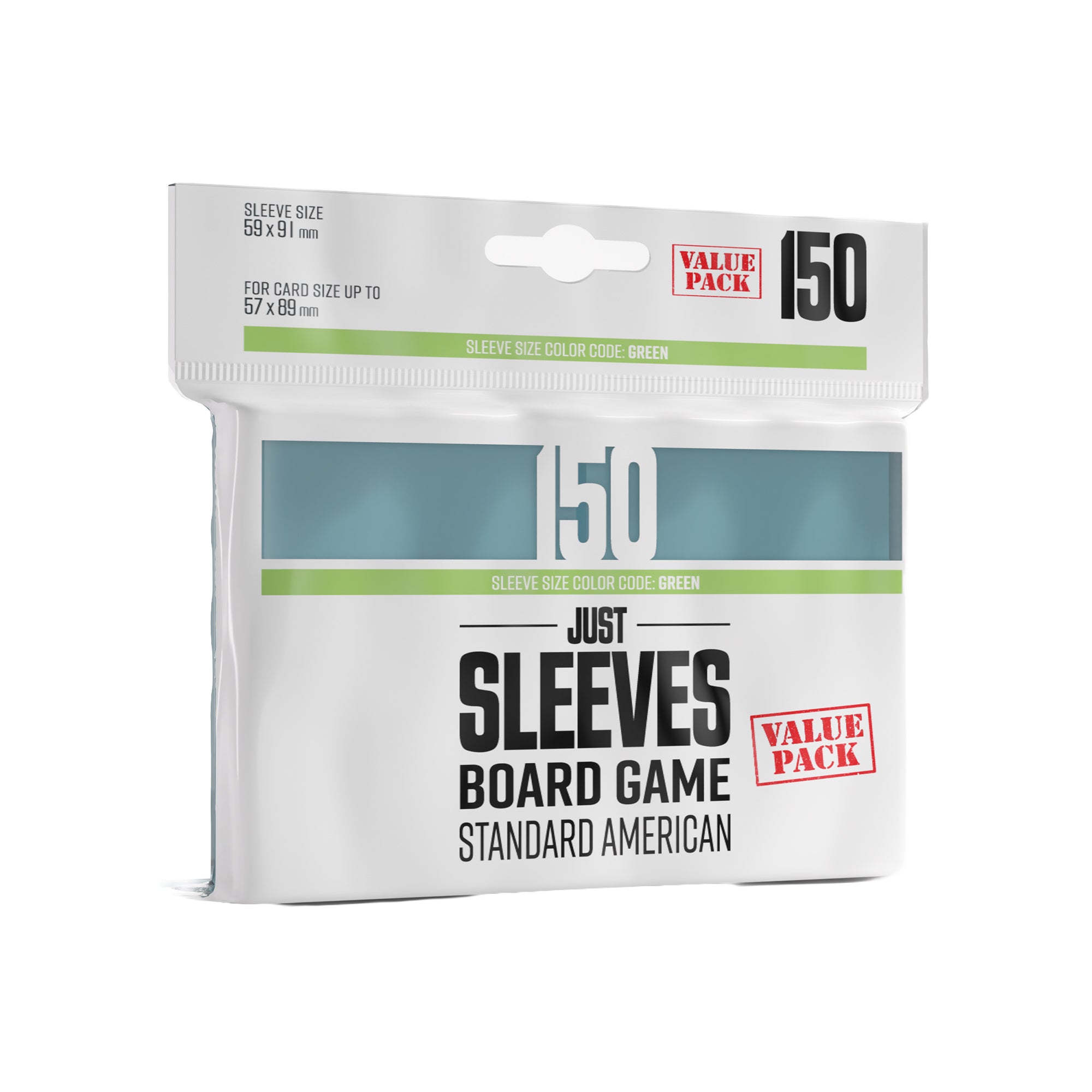 Just Sleeves - Standard American Value Pack (150) Asmodee USA Just Sleeves - Standard American Value Pack (150) Asmodee USA