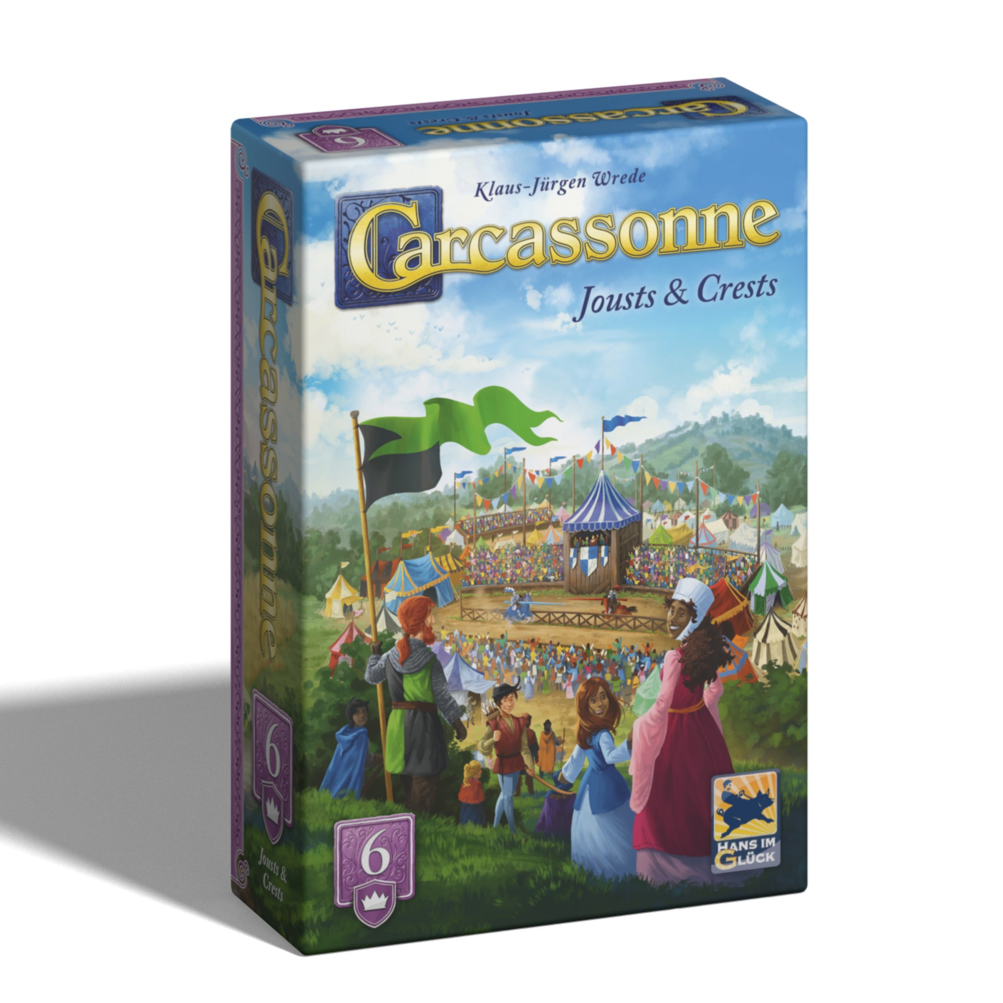 Carcassonne Exp 6 (V3.1): Jousts & Crests – Asmodee USA