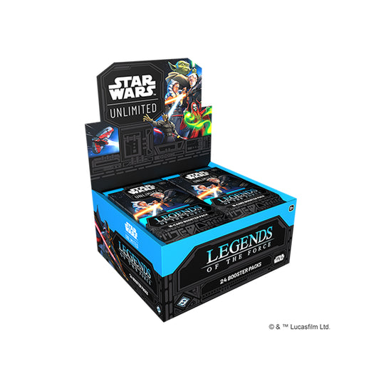 STAR WARS Unlimited: Legends of the Force Booster Display