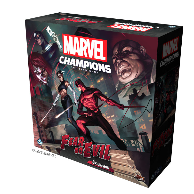 Load image into Gallery viewer, Marvel Champions: The Card Game - Fear No Evil Expansion - front of box featuring art of Daredevil.