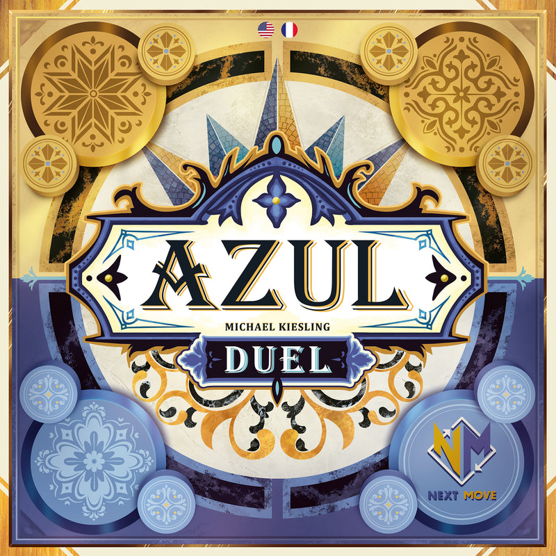 Load image into Gallery viewer, Azul Duel Board Game - front of box featuring mosaic tile design.