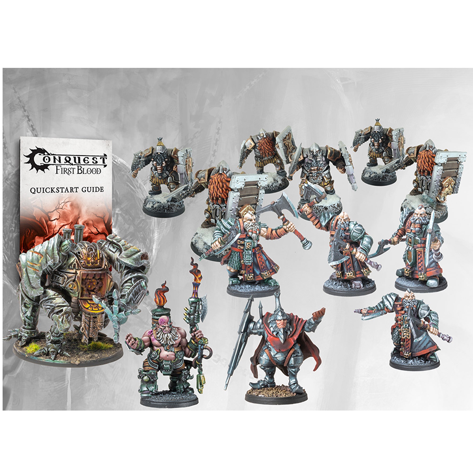 Conquest Miniatures Game - Dweghom: First Blood Warband – Asmodee