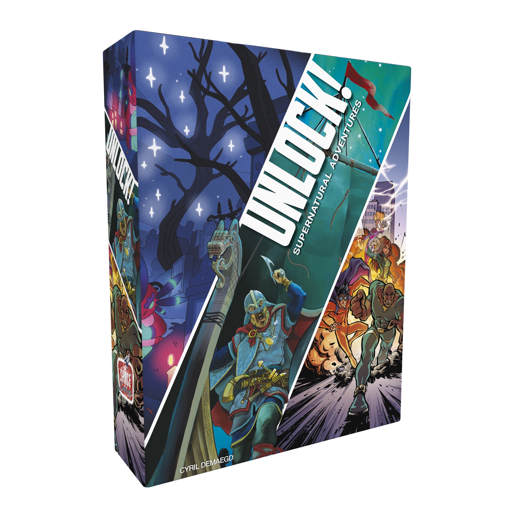 Unlock! 12 Supernatural Adventures Card Game – Asmodee USA