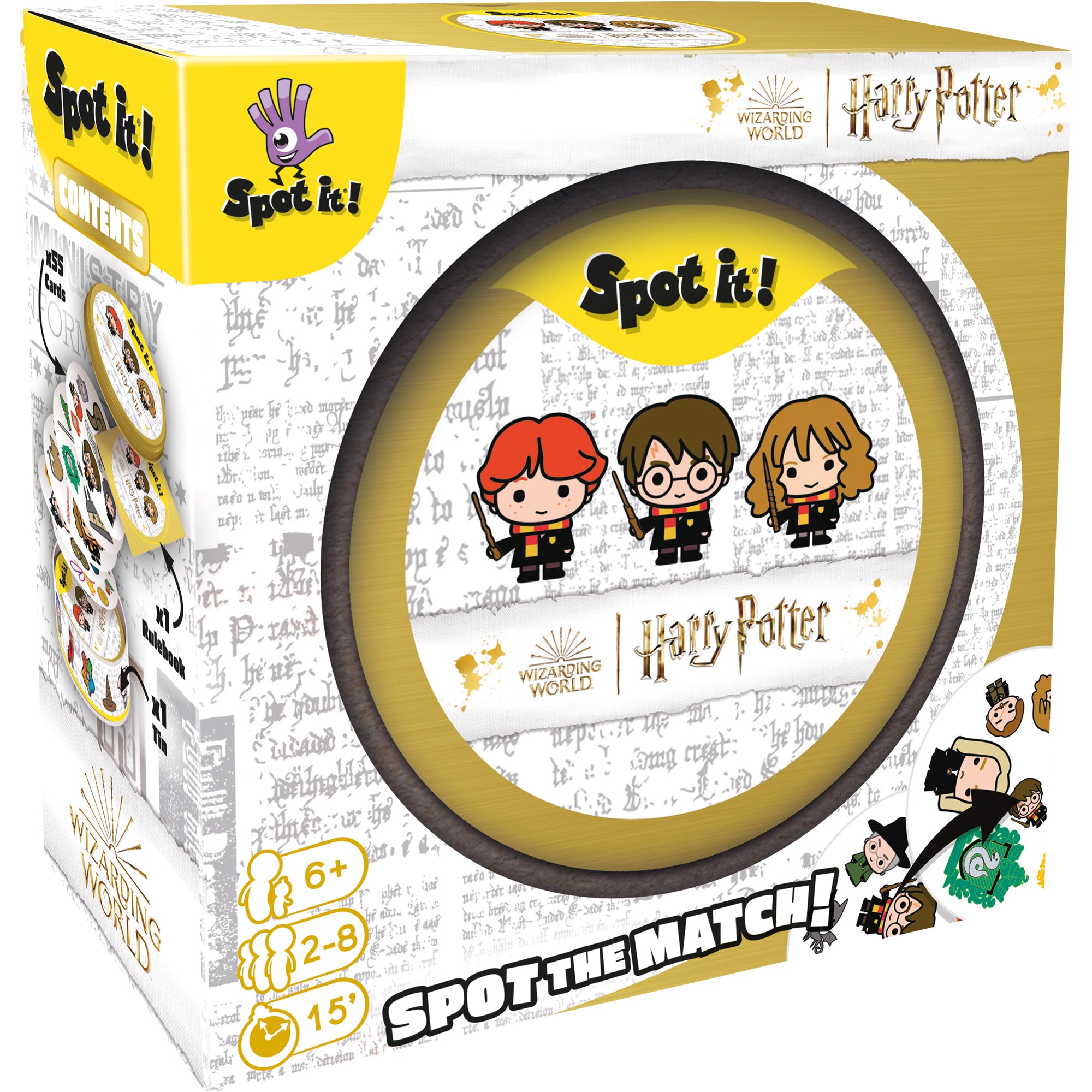 Asmodee | Harry Potter Dobble | Card Game | Ages 6+ | 2-8 Players | 15  Minutes Playing Time