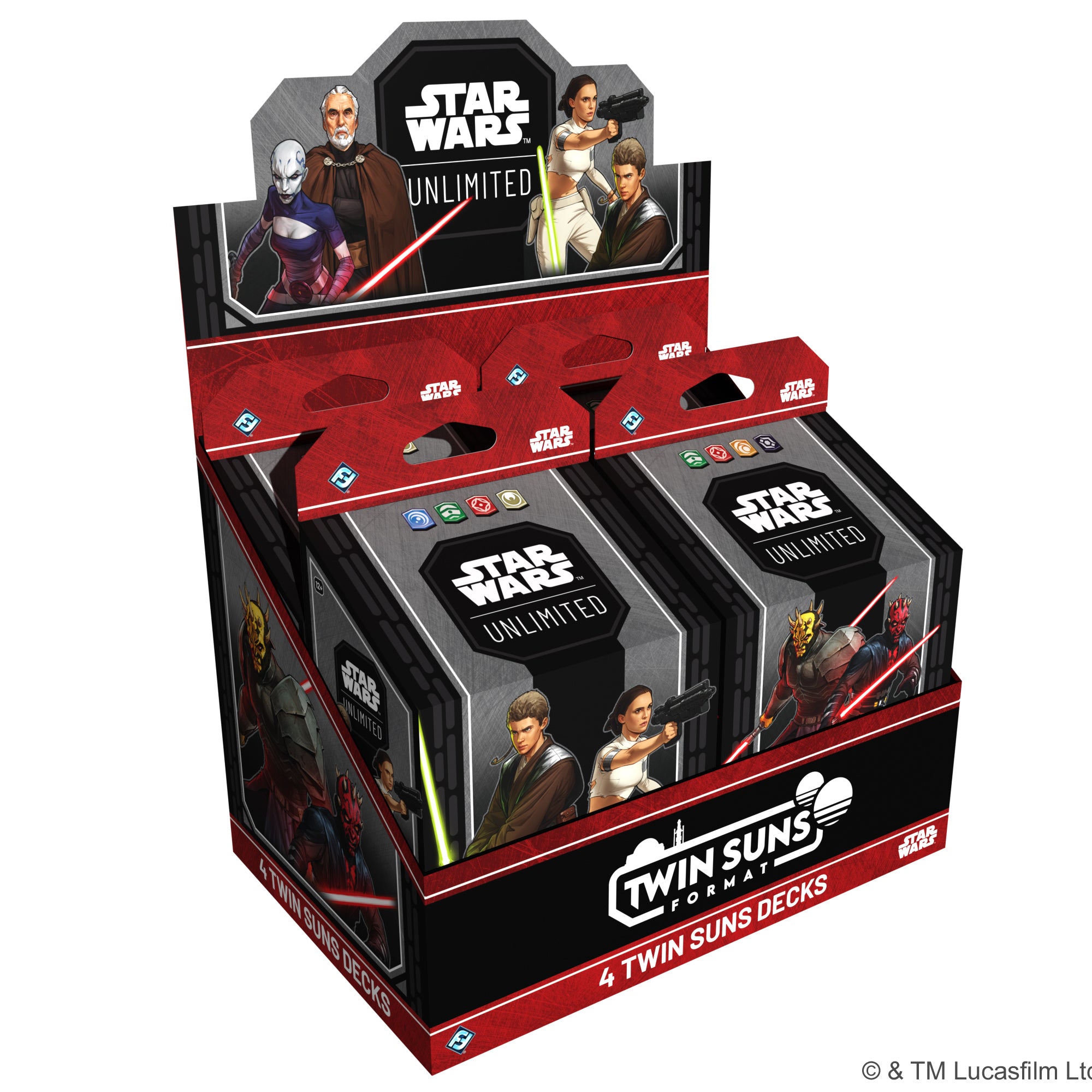 Star Wars: Unlimited – 2026 Twin Suns Deck Display – Asmodee USA