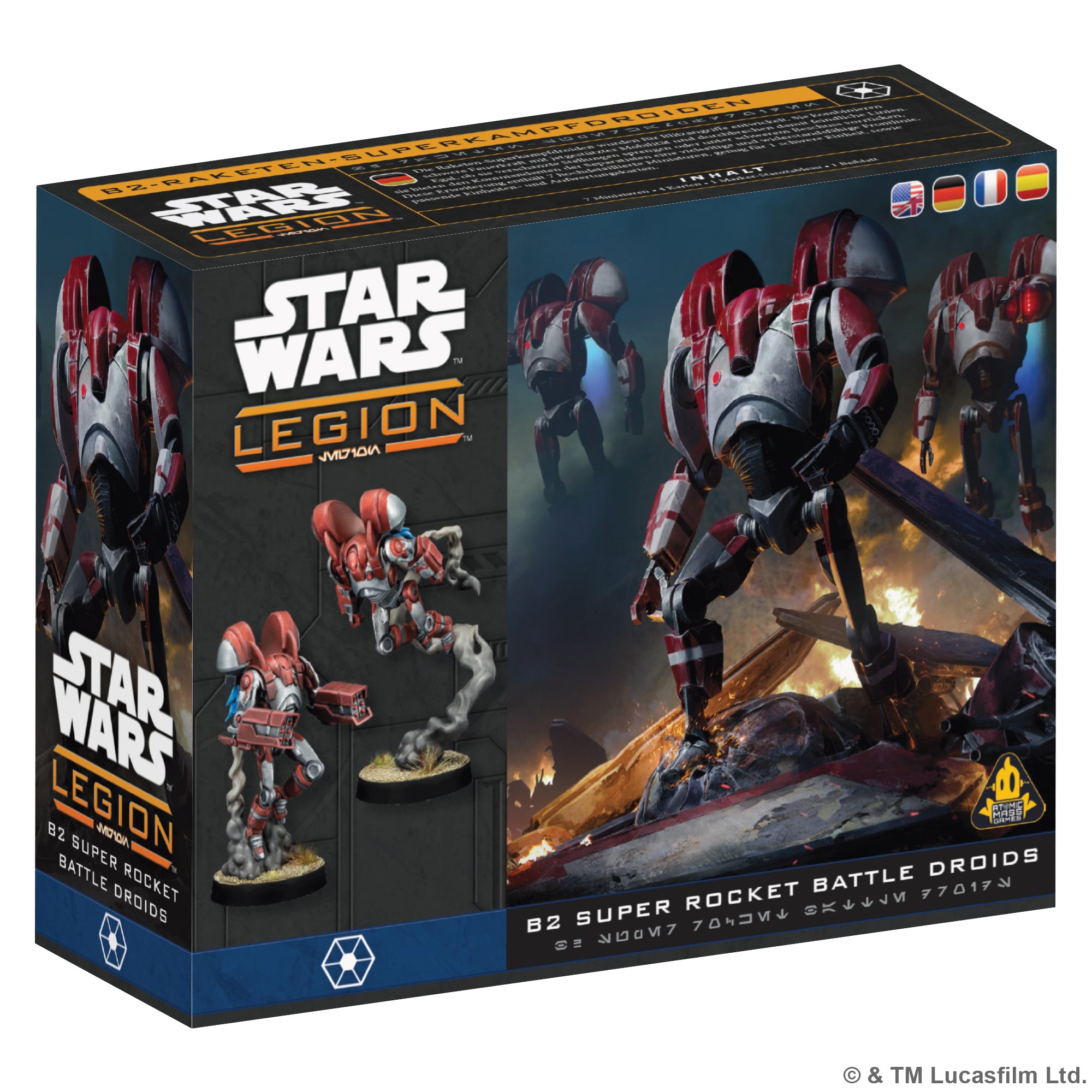 Star Wars: Legion – B2 Super Rocket Battle Droids – Asmodee USA