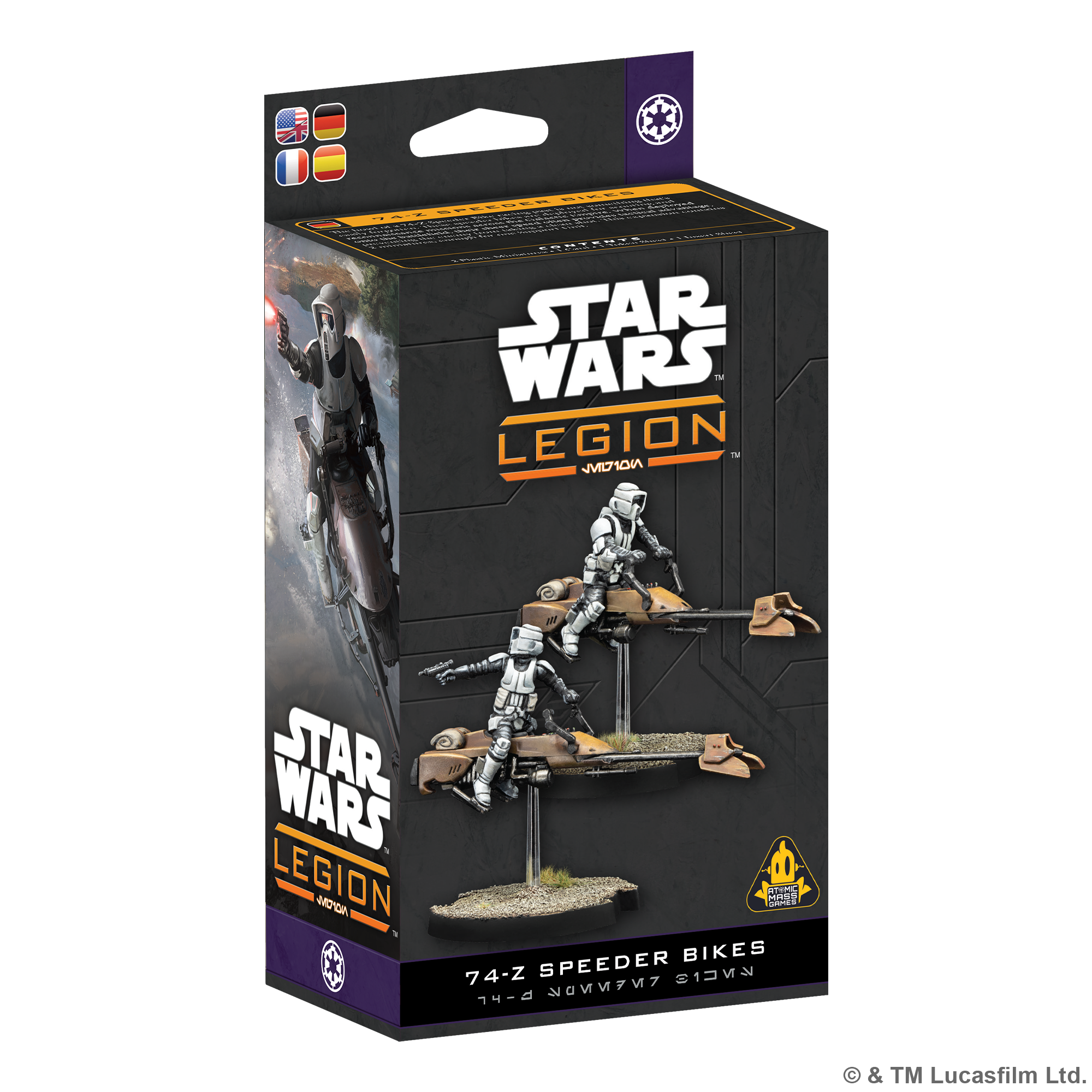 Star Wars: Legion – 74-Z Speeder Bike – Asmodee USA