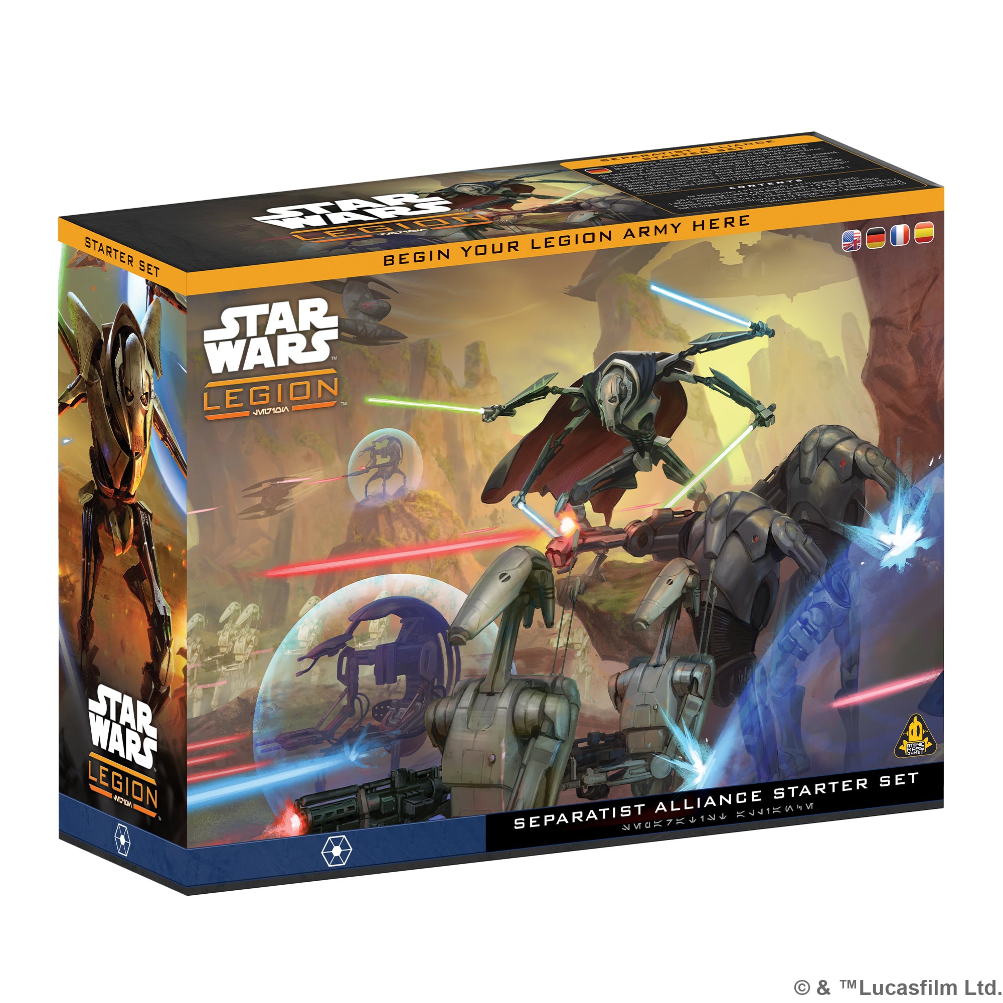 LEGION, Deicide, Disincarnate,　4枚セット Star Wars: Legion - Separatist Alliance Starter Set – Asmodee