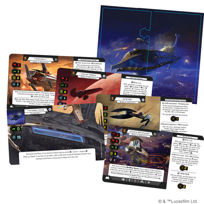 Load image into Gallery viewer, X-Wing 2nd Ed: Siege of Coruscant Battle Pack
