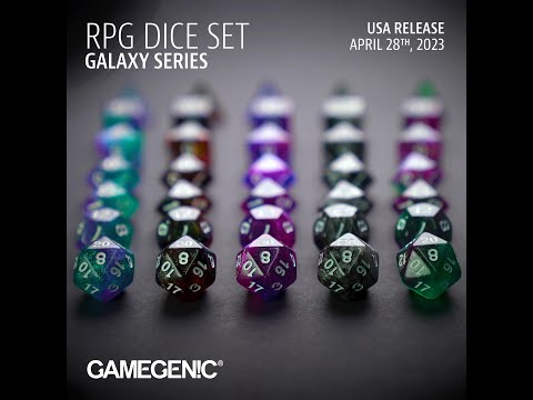 Load and play video in Gallery viewer, Galaxy Series - Neptune - RPG Dice Set (7pcs)

