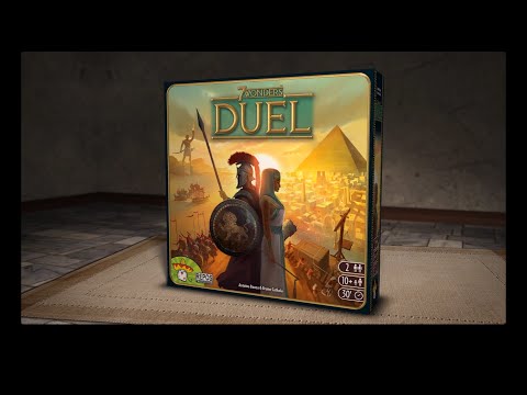 Load and play video in Gallery viewer, 7 Wonders Duel card game video trailer