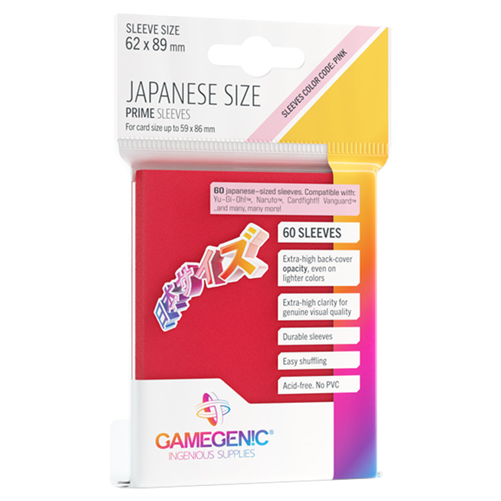 JAPANESE SIZE PRIME SLEEVES - Gamegenic