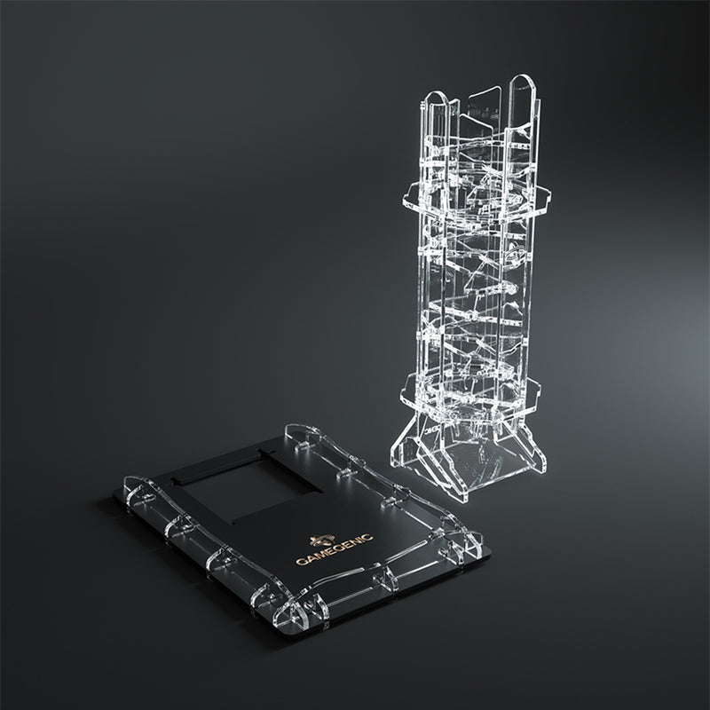 Load image into Gallery viewer, Base and tower of Crystal Twister Premium Dice Tower by Gamegenic.