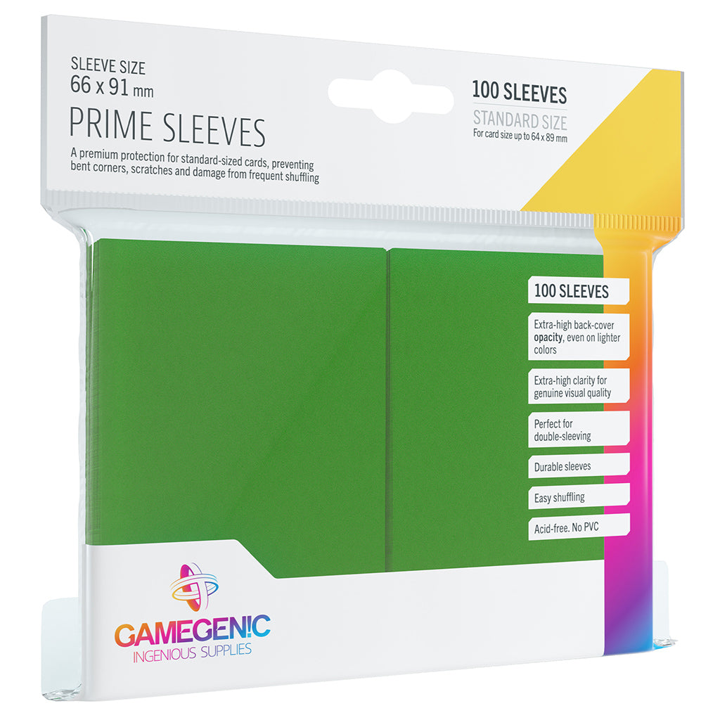 PRIME Sleeves: Green – Asmodee USA