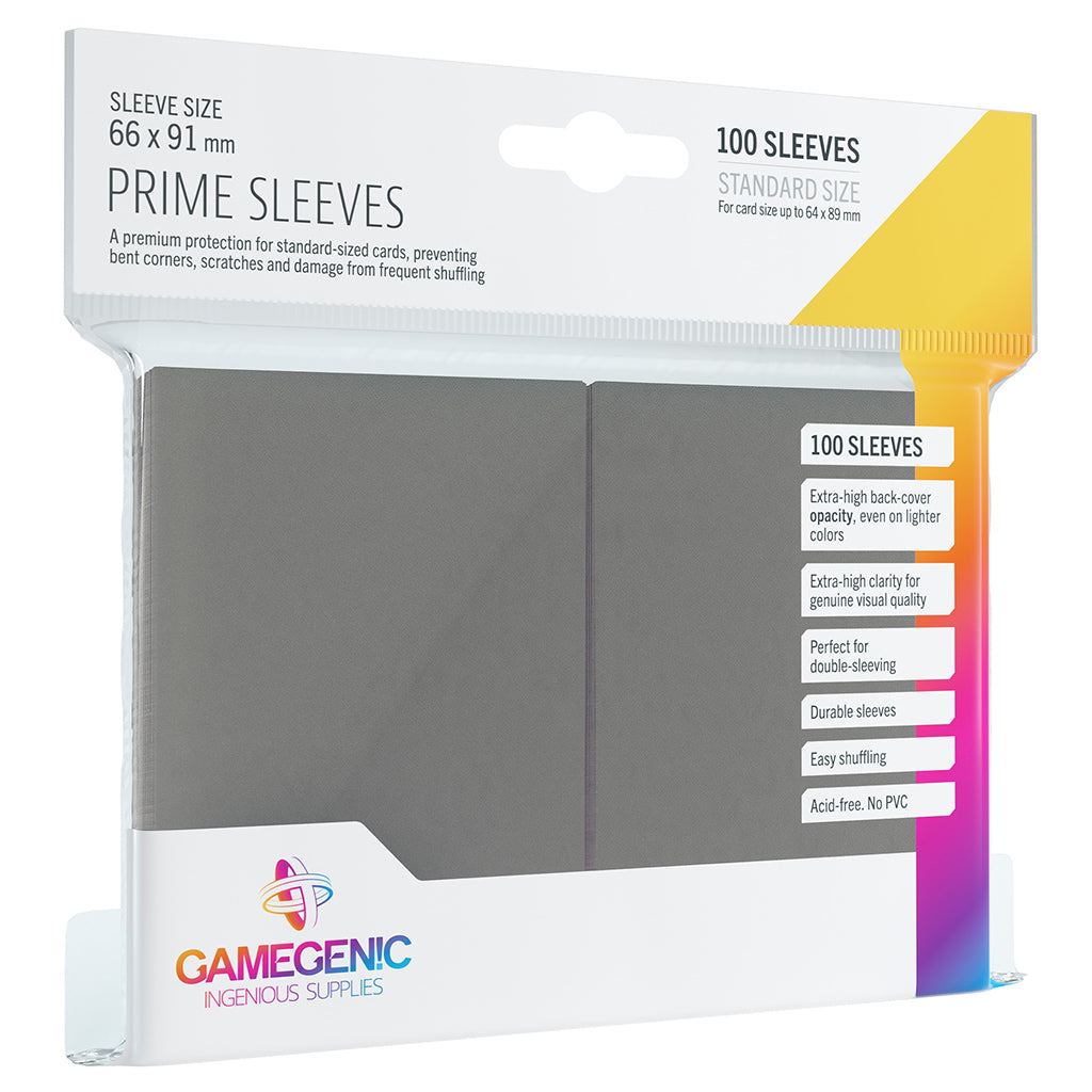 PRIME Sleeves: Gray – Asmodee USA