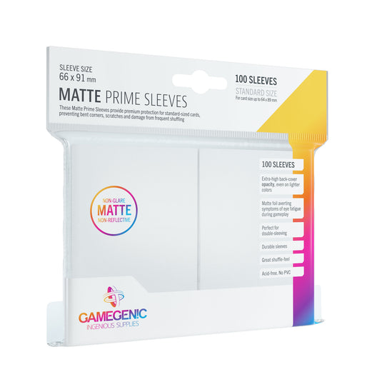 MATTE Prime Sleeves: White