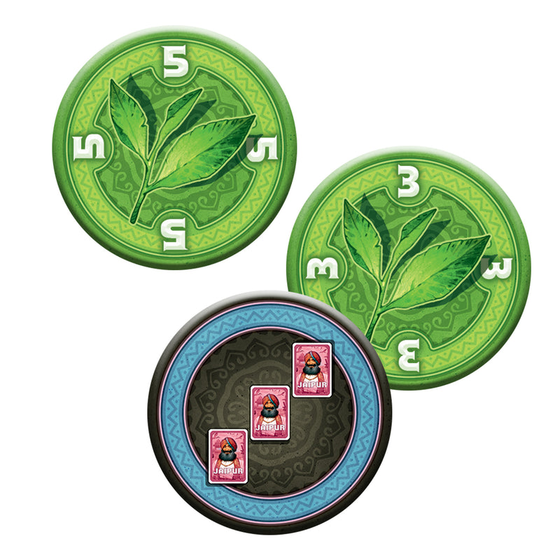 Load image into Gallery viewer, Jaipur Board Game - three sample game tokens
