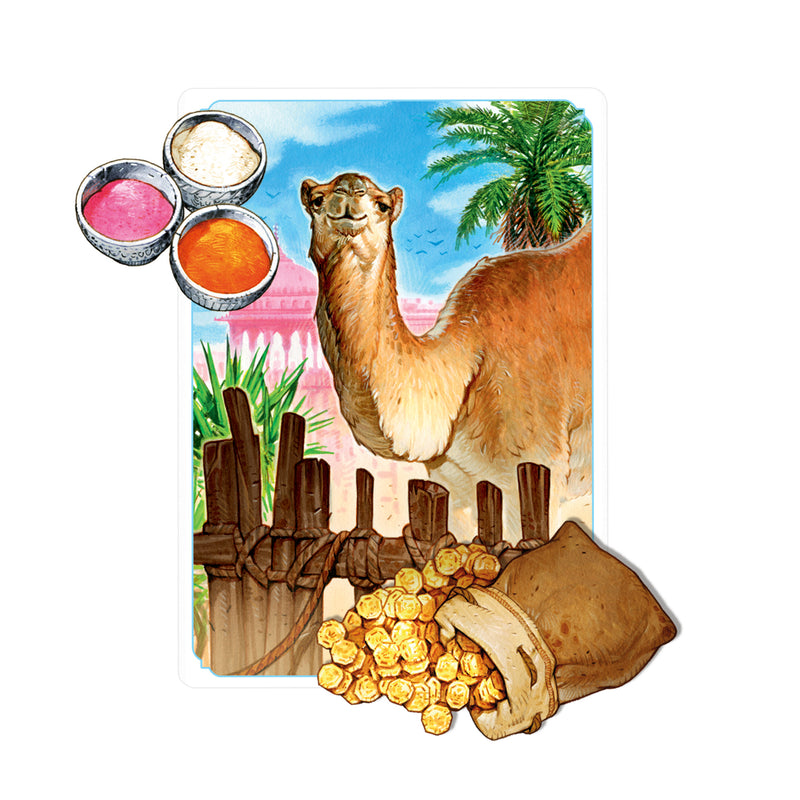 Load image into Gallery viewer, Jaipur Board Game - sample game card with art of camel