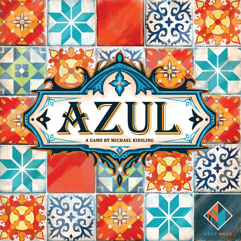 Load image into Gallery viewer, Azul Board Game - front of box with mosaic tile art design.