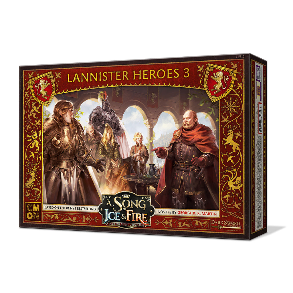 A Song of Ice & Fire Tabletop Miniatures Game Lannister Heroes Set 