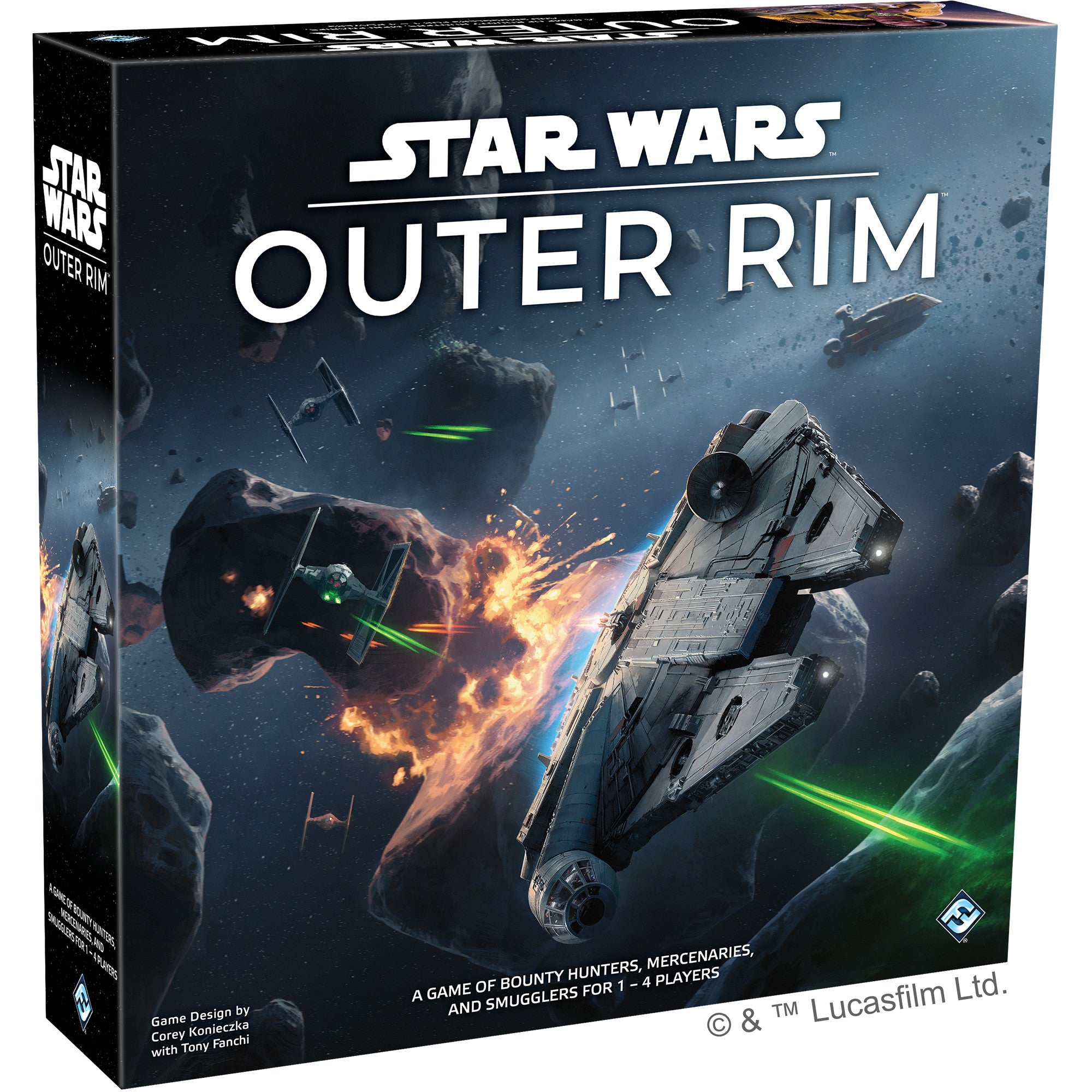 Star Wars Outer Rim Board Game Strategy Game for Adults and Kids