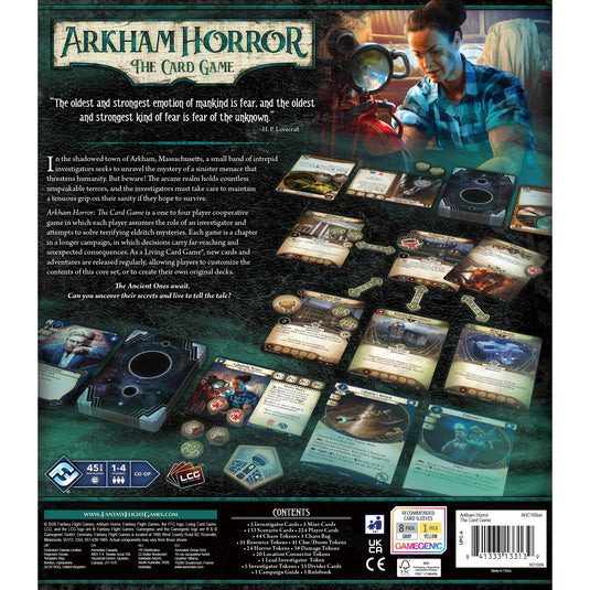 Arkham Horror: The Card Game Core Set Asmodee USA Arkham Horror: The Card Game Core Set Asmodee USA