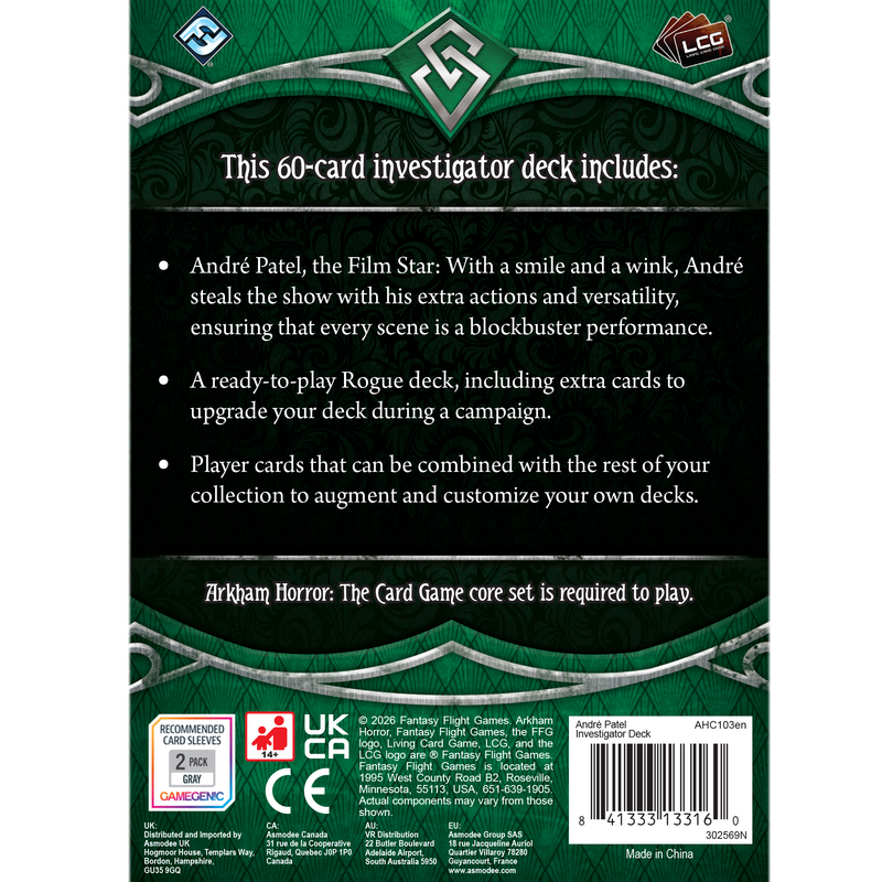 Load image into Gallery viewer, Back of a card game deck packaging with text and branding
