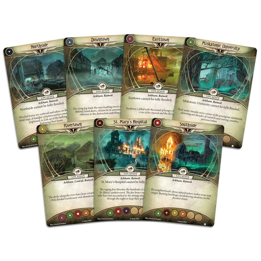 Arkham Horror: The Card Game The Drowned City Campaign Expansion Asmodee USA Arkham Horror: The Card Game The Drowned City Campaign Expansion Asmodee USA