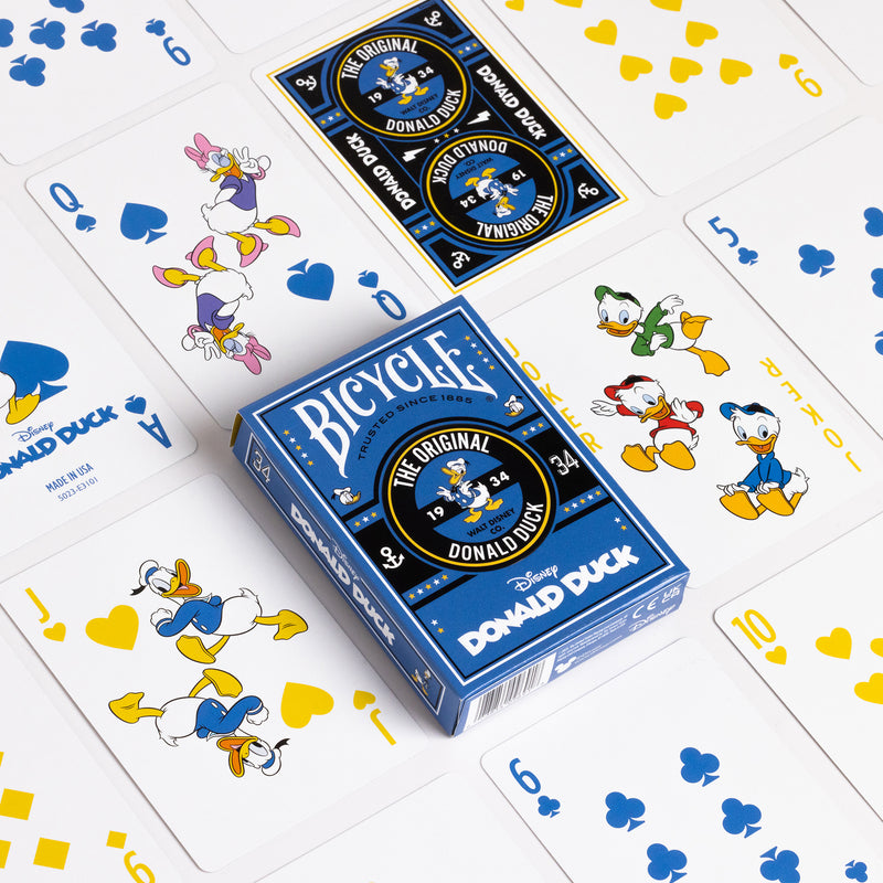 Load image into Gallery viewer, Bicycle Disney Donald Duck Playing Cards
