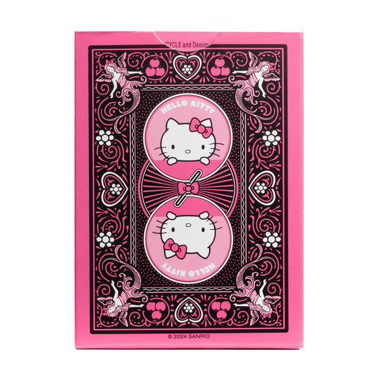 Bicycle Hello Kitty Black & Pink Playing Cards Asmodee USA Bicycle Hello Kitty Black & Pink Playing Cards Asmodee USA