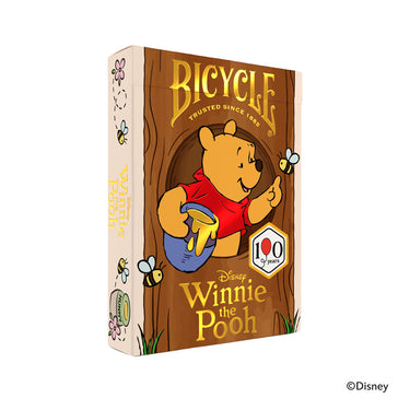 Bicycle Disney Winnie the Pooh Playing Cards - front of packaging with art of Winnie the Pooh.
