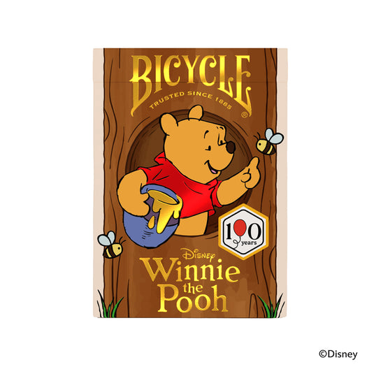 Bicycle Disney Winnie the Pooh Playing Cards - front of packaging with art of Winnie the Pooh.