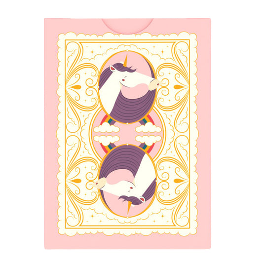 Bicycle Unicorn Pink Playing Cards