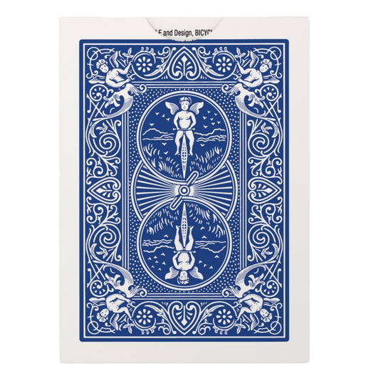 Bicycle Sterling Playing Cards Red/Blue Mix - Blue playing cards box. 
