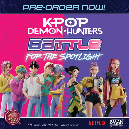 Promotional banner for KPop Demon Hunters: Battle for the Spotlight - banner links to product page.
