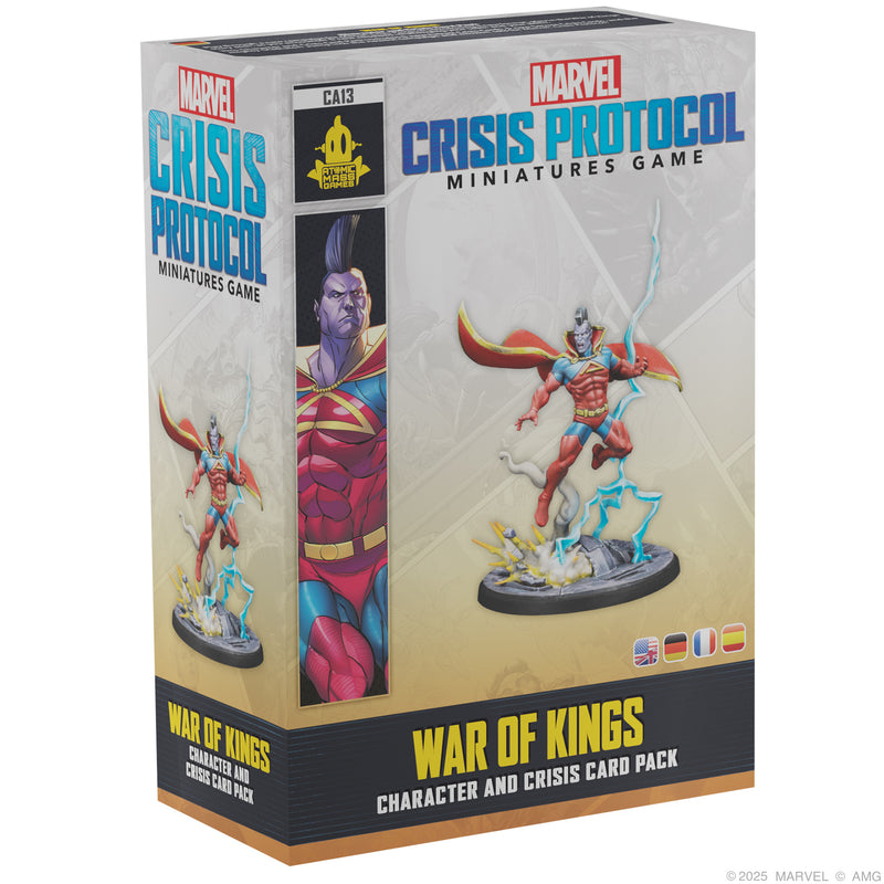 Marvel: Crisis Protocol War of Kings Character and Crisis Card Pack Asmodee USA Marvel: Crisis Protocol War of Kings Character and Crisis Card Pack Asmodee USA