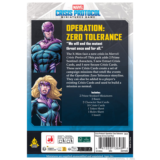 Marvel: Crisis Protocol - Operation: Zero Tolerance Character & Crisis Asmodee USA Marvel: Crisis Protocol - Operation: Zero Tolerance Character & Crisis Asmodee USA