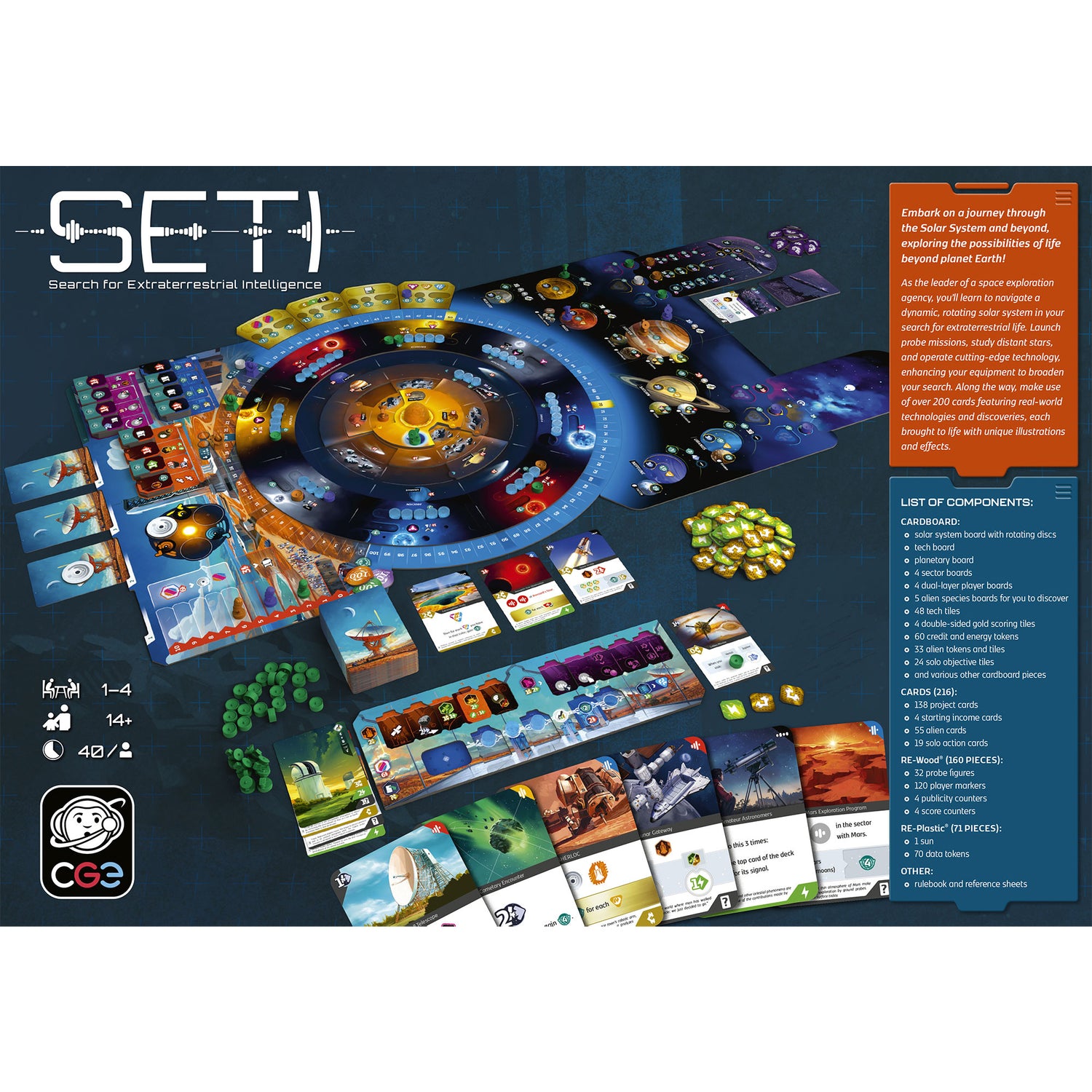 SETI: Search for Extraterrestrial Intelligence Board Game – Asmodee USA