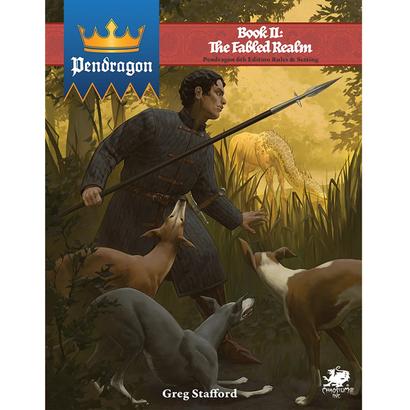 Load image into Gallery viewer, Pendragon: Starter Box Set - view of 'Book II: The Fabled Realm' front cover. 
